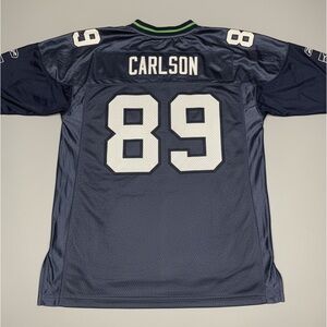 Vintage Seahawks Jersey Authentic NFL Carlson 89
